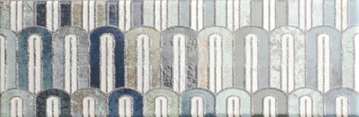 Настенная Mainzu Bellagio Arco Blu 10x30 — фото 10