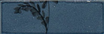 Декор Marazzi Italy M96W Rice Blu dec Leaf Lux 5х15 — фото 4