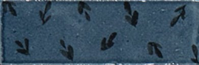 Декор Marazzi Italy M96W Rice Blu dec Leaf Lux 5х15 — фото 7