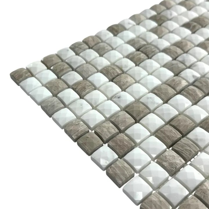 Керамическая Marble Mosaic Мозаика Diamond Mix Stone 2 Pol 30,5х30,5 — фото 2