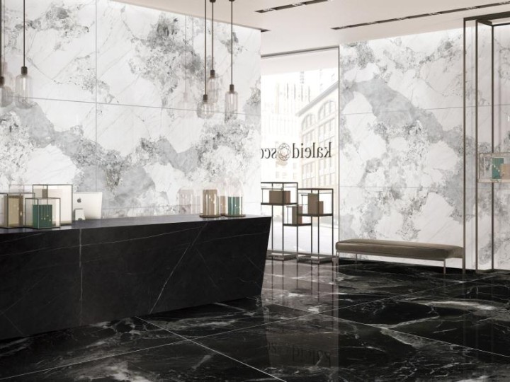Полированный Marble Mosaic Керамогранит Divine Pol (рисунок соединяется до бесконечности A+B+C+D+E+F) 90х180 — фото 2