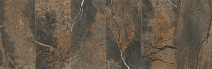 Полированный Marble Mosaic Керамогранит Illusion Brown Pol 90х180 — фото 2