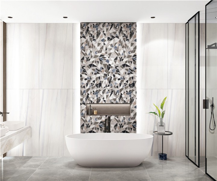 Полированный Marble Mosaic Керамогранит Majestic Mosaic 60х120 — фото 2