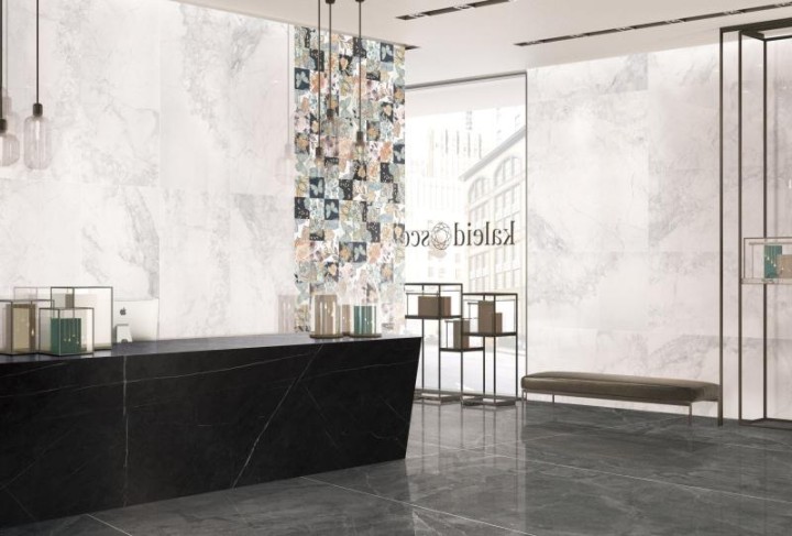 Полированный Marble Mosaic Senine Керамогранит Royal Pearl Pol 60х120 — фото 3