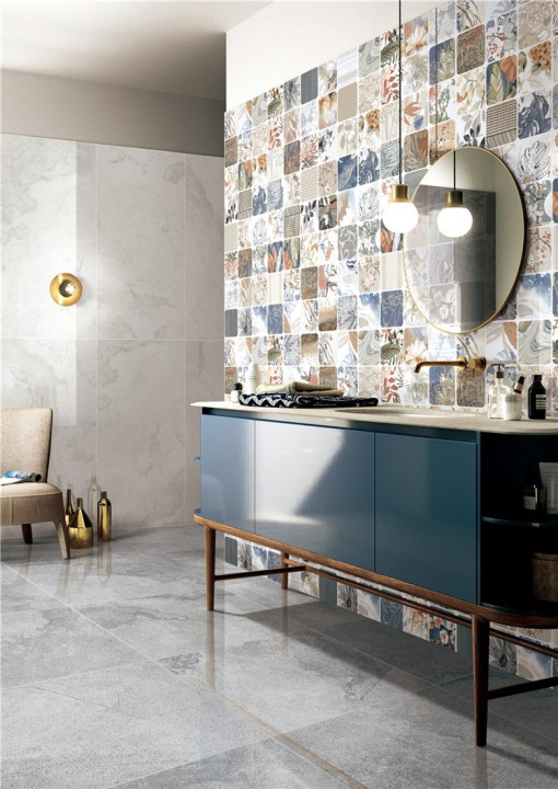 Полированный Marble Mosaic Керамогранит Senine Pol Slim 60х120 — фото 5