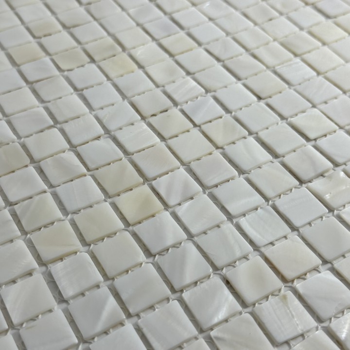 Керамическая Marble Mosaic Мозаика White Shell Convex 30,5х30,5 — фото 2