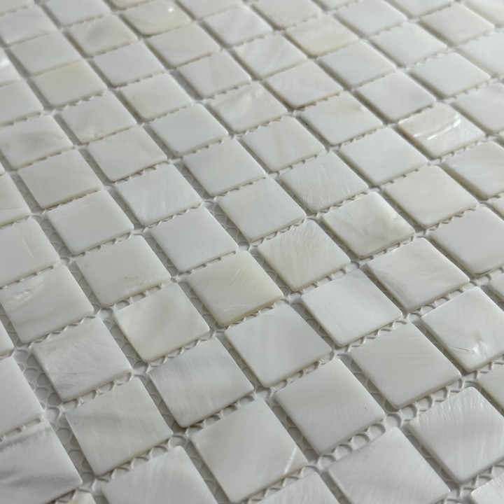 Керамическая Marble Mosaic Мозаика White Shell Convex 30,5х30,5 — фото 3