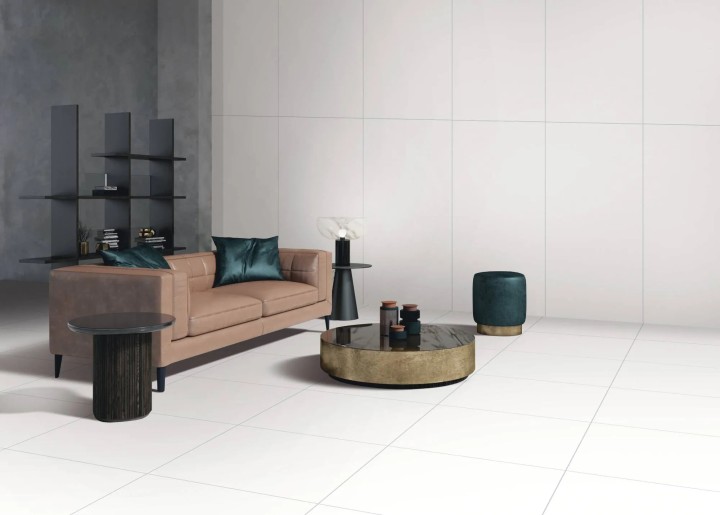 Матовый Marble Mosaic Керамогранит Snow White Mat (75% белизна) 60х120 — фото 3