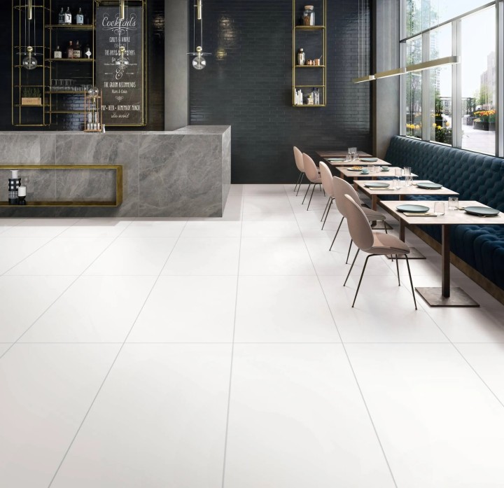 Матовый Marble Mosaic Керамогранит Snow White Mat (75% белизна) 60х120 — фото 4