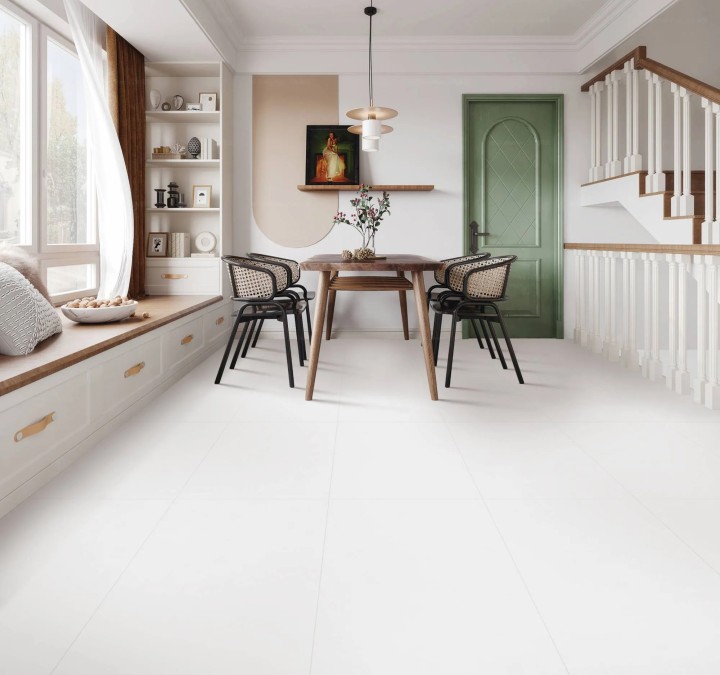 Матовый Marble Mosaic Керамогранит Snow White Mat (75% белизна) 60х120 — фото 6