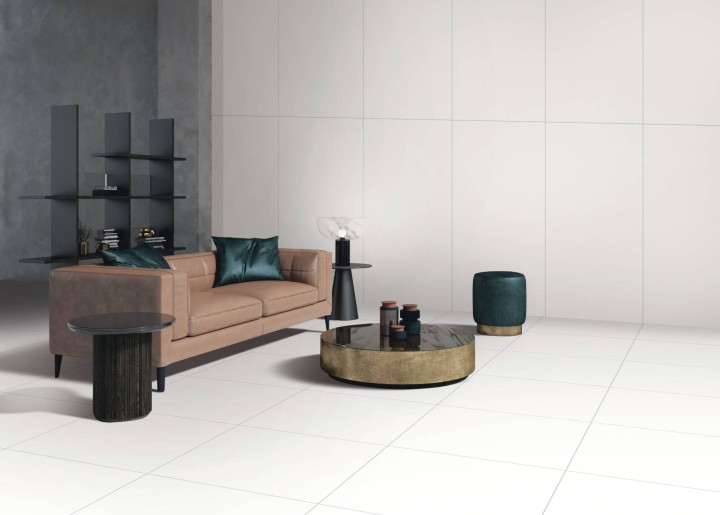 Полированный Marble Mosaic Керамогранит Snow White Pol (78% белизна) 60х120 — фото 3