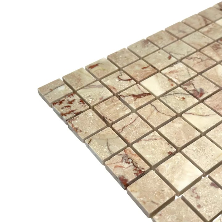 Керамическая Marble Mosaic Square 23x23 Мозаика Cream Rose Pol 30,5х30,5 — фото 3