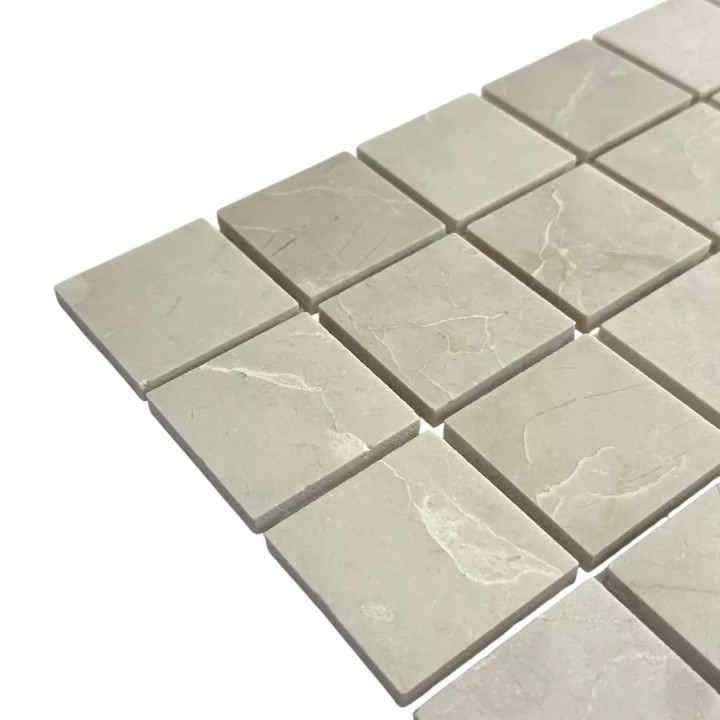 Керамическая Marble Mosaic Square 48x48 Мозаика Royal Botticino Mat 30,5х30,5 — фото 2