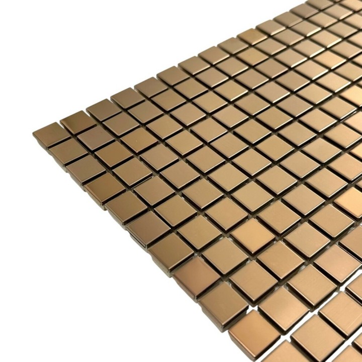 Керамическая Marble Mosaic Stainless Steel Мозаика Metalic Rose 30х30 — фото 2