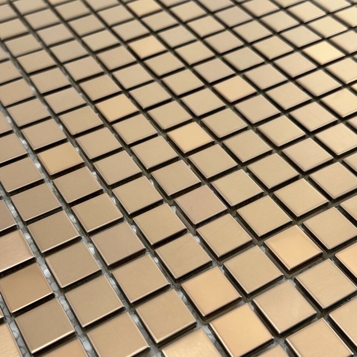 Керамическая Marble Mosaic Stainless Steel Мозаика Metalic Rose 30х30 — фото 3