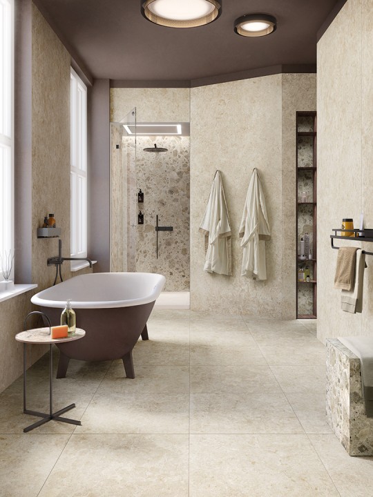Матовый Mirage Керамогранит AXF0 Elysian Beige Catalan SP 120x120 120х120 — фото 8
