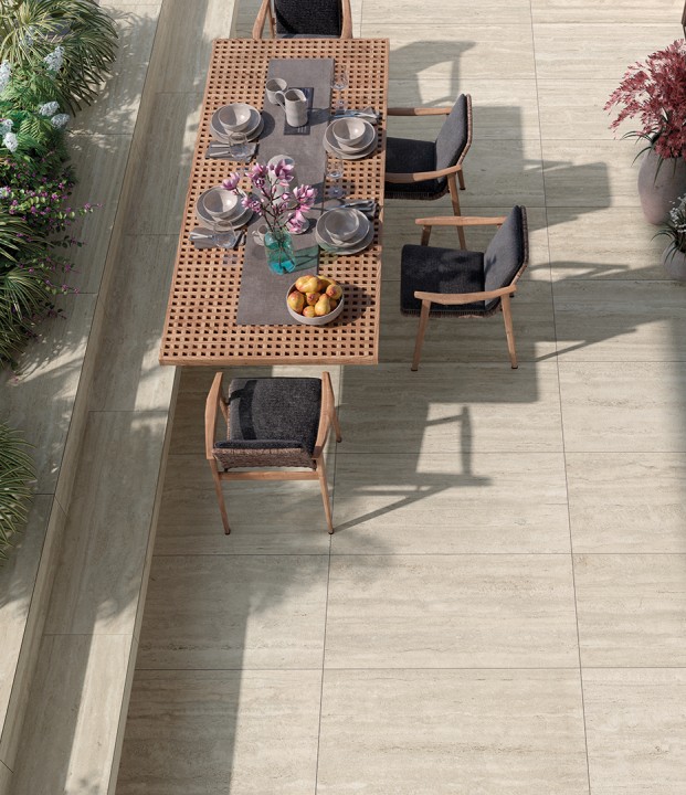 Матовый Mirage Керамогранит BLV3 EY13 Elysian Travertino Light Cross Nat 60x60 60х60 — фото 21