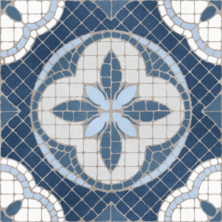 Матовый Motto Ceramic Monotone Denim Decor Matt 20x20 — фото 14