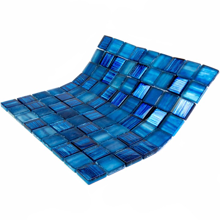 Стеклянная Natural Mosaic Art-deco dark Мозаика Стекло микс JP-310 чип 30х30 — фото 4