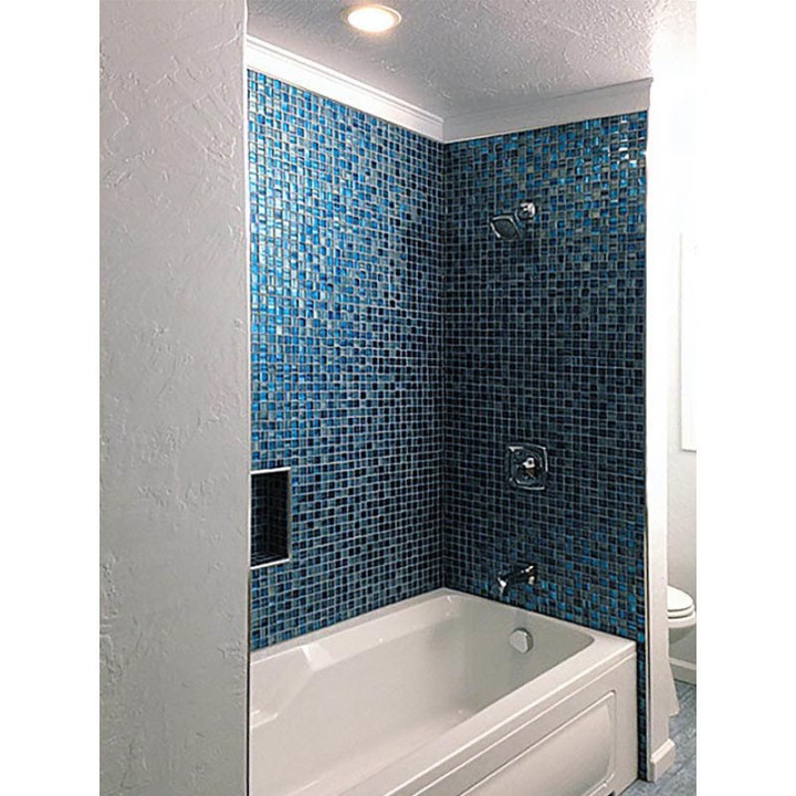 Стеклянная Natural Mosaic Art-deco dark Мозаика Стекло микс JP-310 чип 30х30 — фото 8