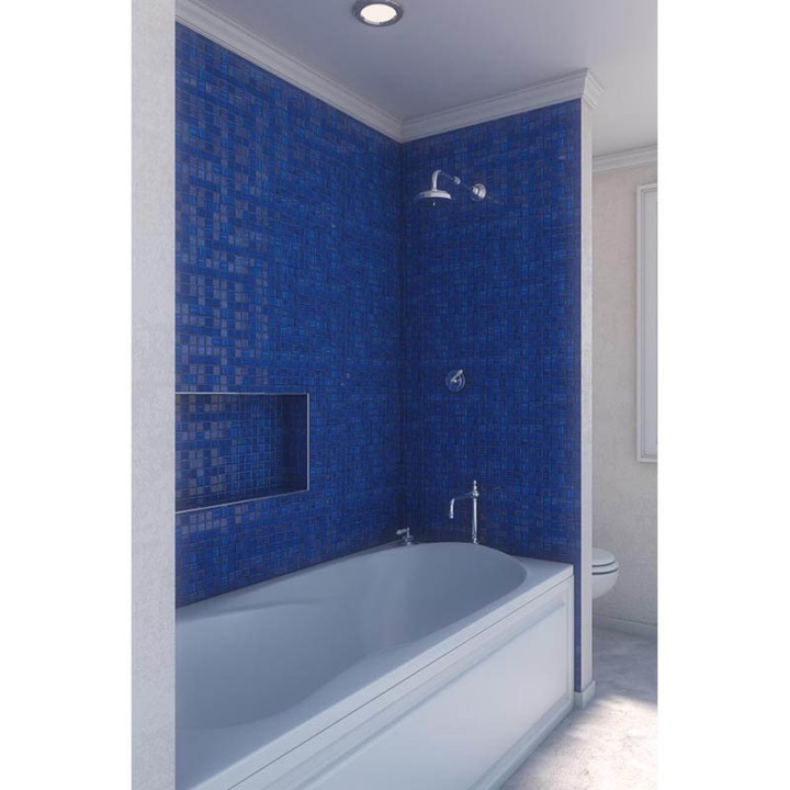 Стеклянная Natural Mosaic Art-deco dark Мозаика Стекло микс JP-310 чип 30х30 — фото 10