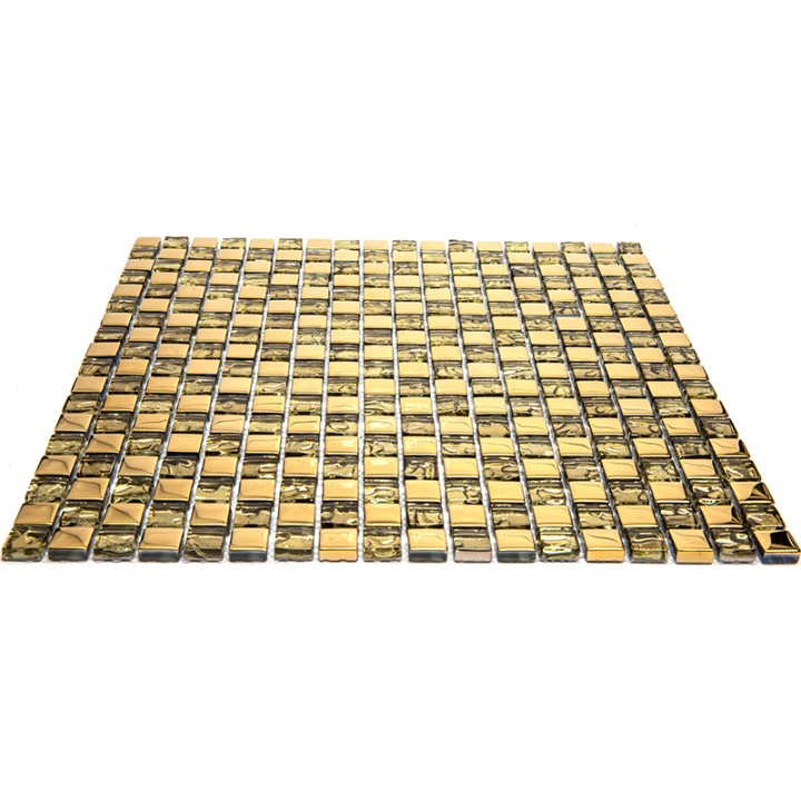 Стеклянная Natural Mosaic Art-deco Light Мозаика Стекло микс PA-04-15 чип 15х15 — фото 6