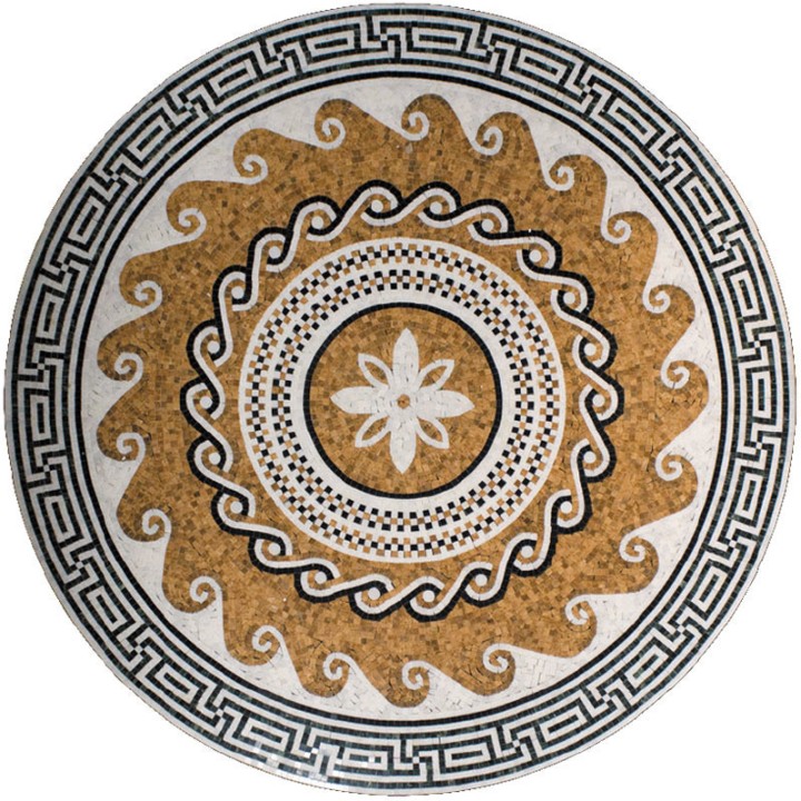 Розоны, ковры Natural Mosaic ART Мозаичные розоны PH-12 100x100 — фото 2