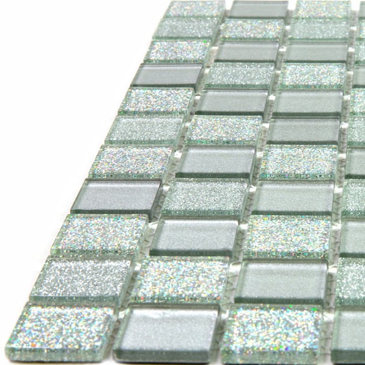 Стеклянная Natural Mosaic Мозаика Стекло глянцевая CPM-12 чип 25,8х25,8 — фото 3