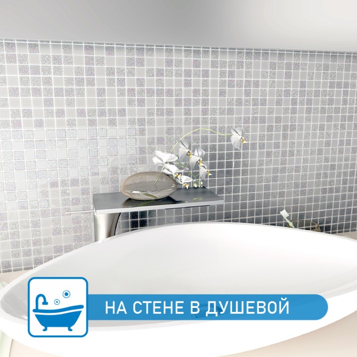 Стеклянная Natural Mosaic Мозаика Стекло глянцевая CPM-12 чип 25,8х25,8 — фото 9