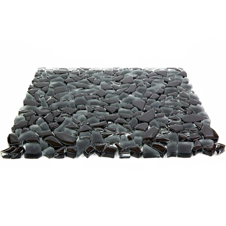 Стеклянная Natural Mosaic Мозаика Стекло глянцевая GEM-01 чип произвольной формы 30x30 — фото 5