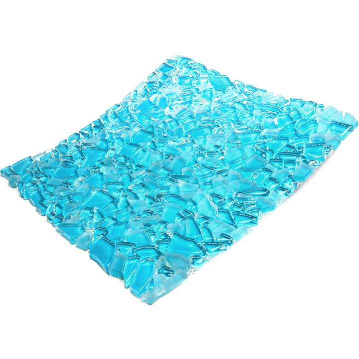 Стеклянная Natural Mosaic Мозаика Стекло глянцевая GEM-06 чип произвольной формы 30x30 — фото 3