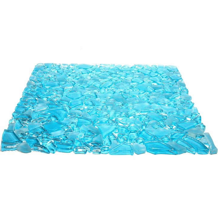 Стеклянная Natural Mosaic Мозаика Стекло глянцевая GEM-06 чип произвольной формы 30x30 — фото 5