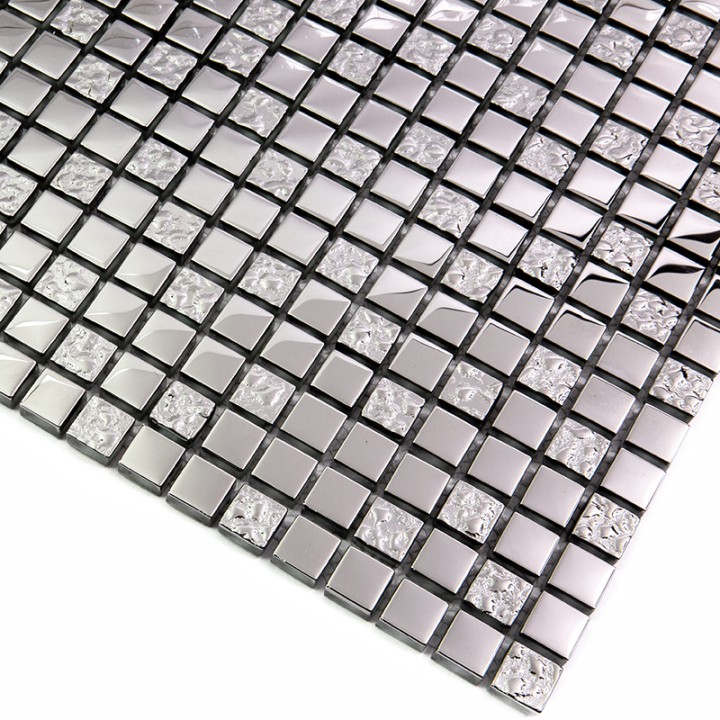 Стеклянная Natural Mosaic Hi-Tech Мозаика Стекло микс HTC-001-15 чип 15х15 — фото 2