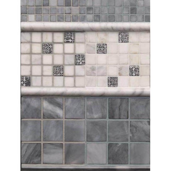 Миксы Natural Mosaic Inka Мозаика Мрамор+Агломерат микс BDA-2311 (BDA-11R) чип 23х23 — фото 2