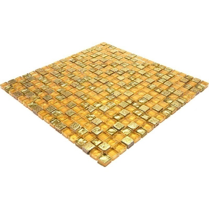 Стеклянная Natural Mosaic Inka Мозаика Стекло+Мрамор+Агломерат микс BDA-1502 (MSBDA-001) чип 15х15 — фото 4