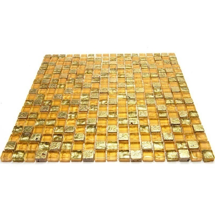Стеклянная Natural Mosaic Inka Мозаика Стекло+Мрамор+Агломерат микс BDA-1502 (MSBDA-001) чип 15х15 — фото 5