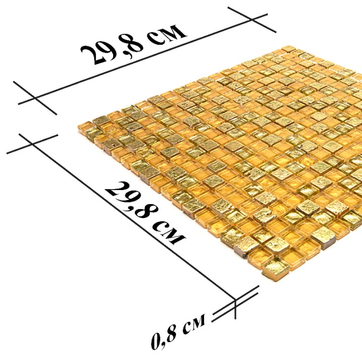Стеклянная Natural Mosaic Inka Мозаика Стекло+Мрамор+Агломерат микс BDA-1502 (MSBDA-001) чип 15х15 — фото 6