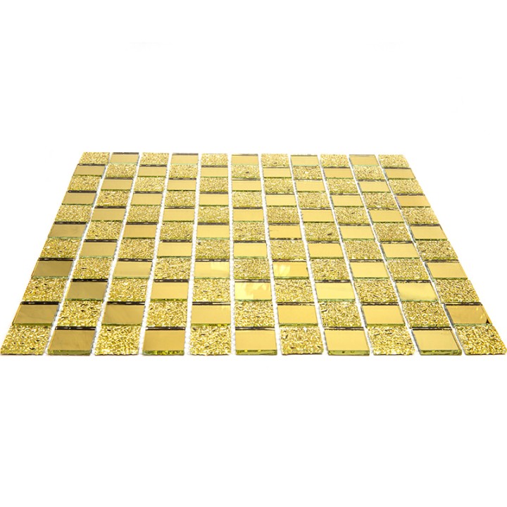 Стеклянная Natural Mosaic MIRror Мозаика Стекло глянцевая QM-2543 чип 25,8х25,8 — фото 6