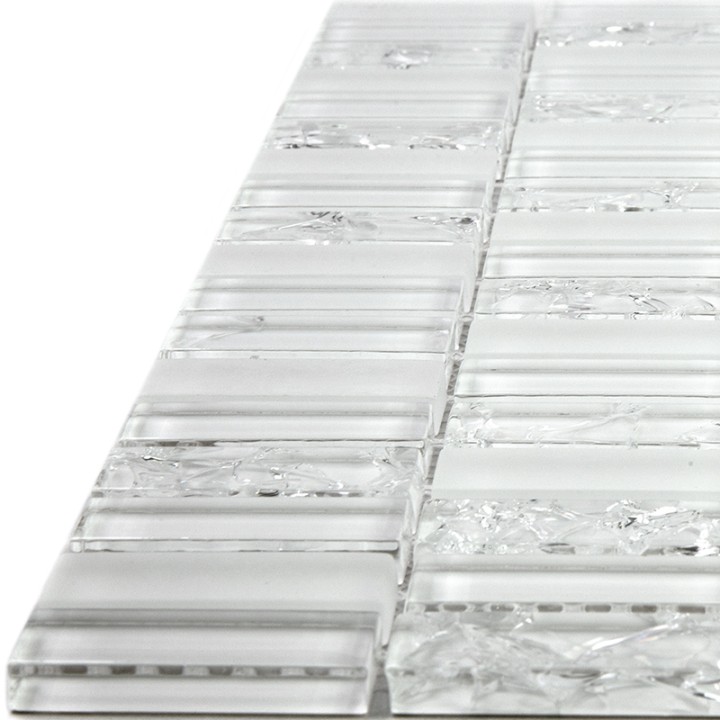 Стеклянная Natural Mosaic Mix spectrum Мозаика Стекло глянцевая SML-104 чип 15x48 — фото 3
