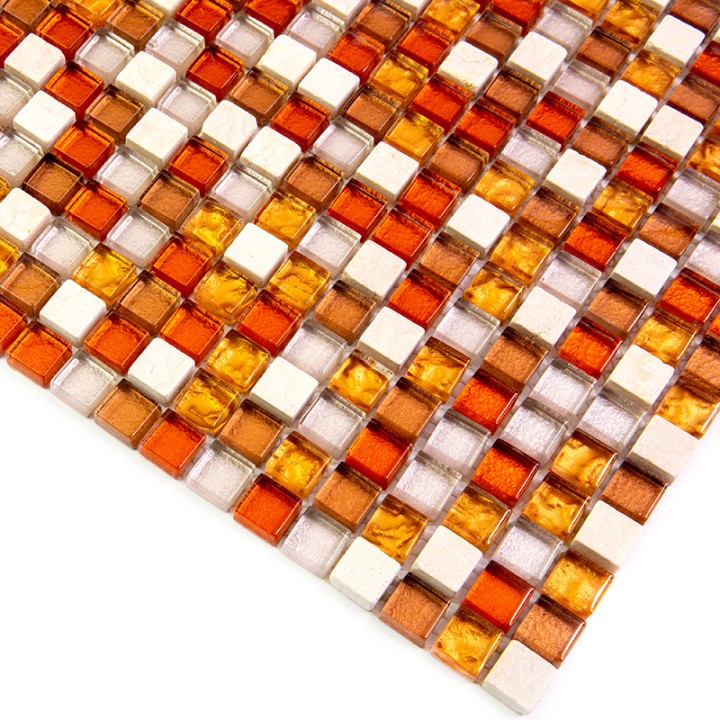 Стеклянная Natural Mosaic PASTEL (PST) PST-006 30x30 — фото 2
