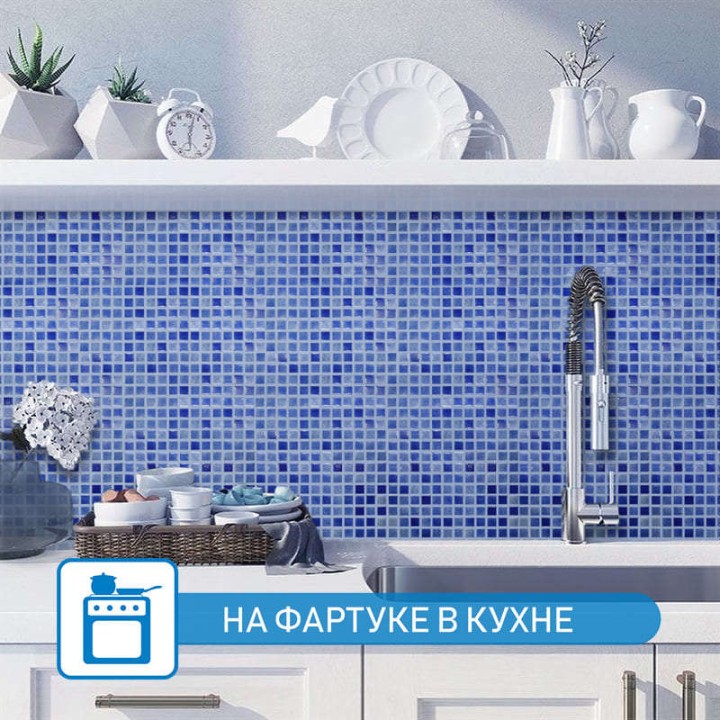 Стеклянная Natural Mosaic Steppa STP-RD002-30 30,6x30,6 — фото 12