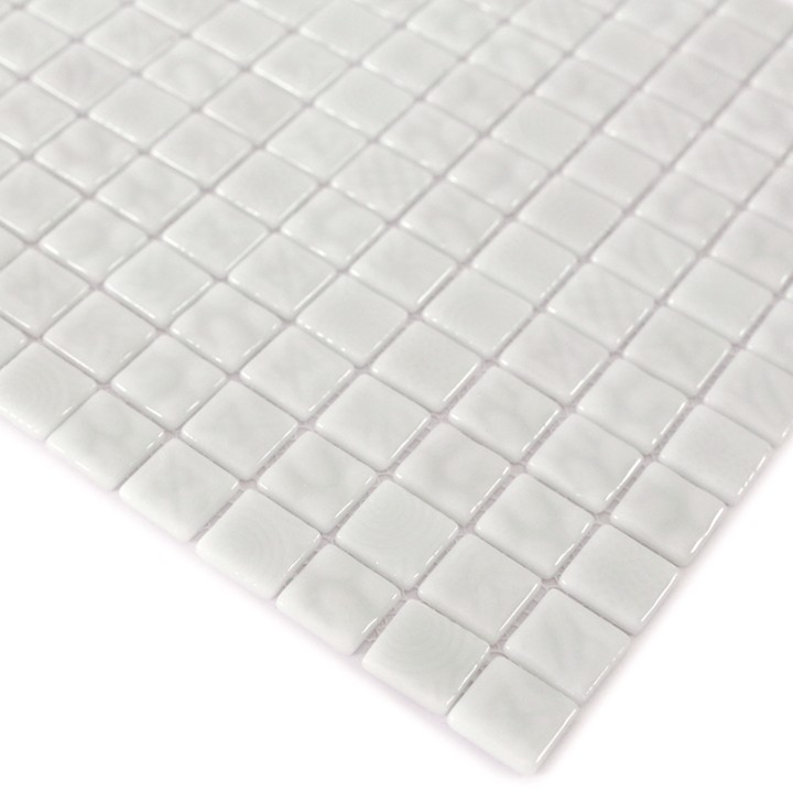 Стеклянная Natural Mosaic Steppa Мозаика из стекла STP-WH002-L, стекло белый, поверхность глянцевая 31,5x31,5 — фото 5