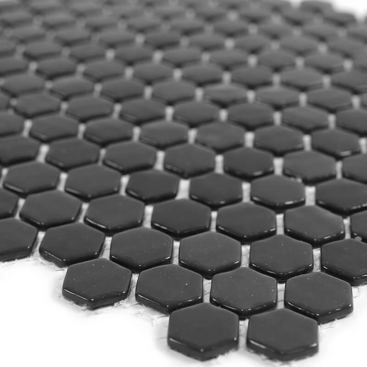 Стеклянная Natural Mosaic Steppa STP-BK001-HEX 30x30 — фото 2