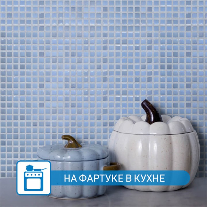Стеклянная Natural Mosaic Steppa STP-BL008-10L 30x30 — фото 12
