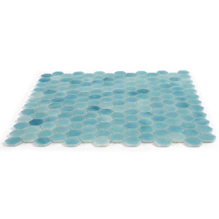 Стеклянная Natural Mosaic Steppa STP-BL017-HEX 30x30 — фото 6