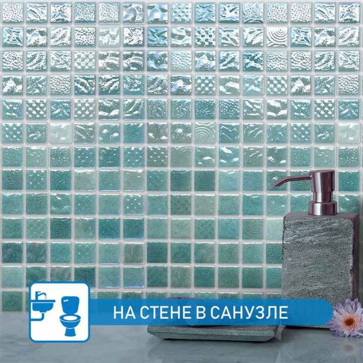 Стеклянная Natural Mosaic Steppa STP-GN002-L 31,5x31,5 — фото 13
