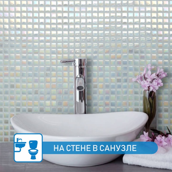 Стеклянная Natural Mosaic Steppa STP-WH004-10L 30x30 — фото 13