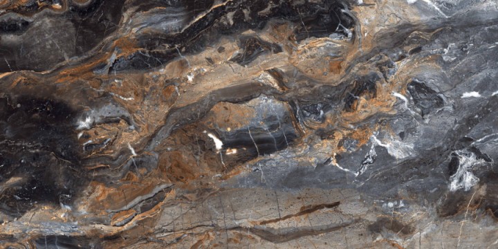 Полированный Neodom Massimo Lawa Nero Polished 80x160 — фото 2