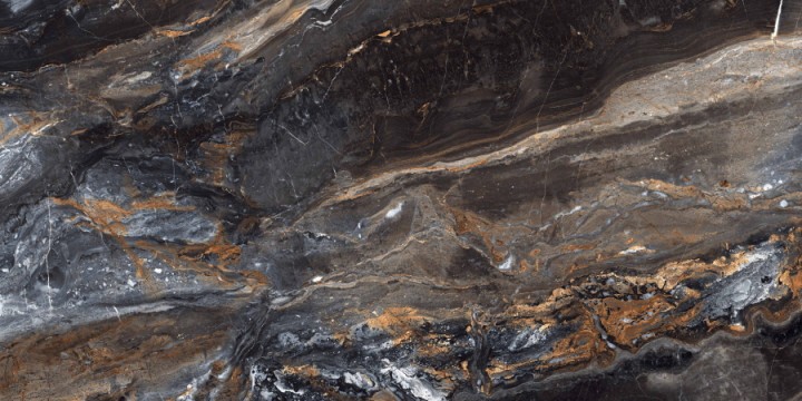 Полированный Neodom Massimo Lawa Nero Polished 80x160 — фото 3