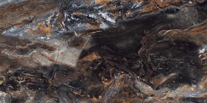 Полированный Neodom Massimo Lawa Nero Polished 80x160 — фото 4